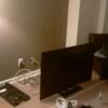 55" TV Preparing the wiring to be run behind the wall. (Pic 2 of 3)